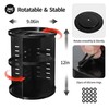 seinlife 360 Rotating Makeup Organizer,DIY Adjustable Spinning Holder,Foldable Cosmetic Storage