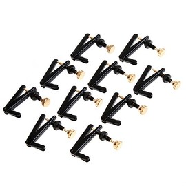 10pcs 1/4-1/2 Violin String Fine Adjuster Tuners Black Violin Violin Adjuster