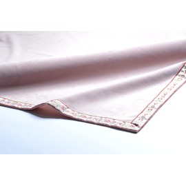 Kuai Tarot Cloth, Pastel Color, 26.8 x 26.8 inches (68 x 68 cm), Set of 2, Velvet Pouch, Tarot Cards, Divination, Appraisal, Thick (Pastel Pink + Pink Ribbon, Set of 2, Small Pouch Included)