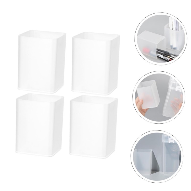 Operitacx Marker Organizer 4pcs Multi Function Desktop Pen Holder Set