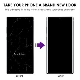 Akcoo Screen Protector for Galaxy Note 20 Ultra,UV Tempered Glass [3 Pack],Edge to Edge Full Coverage,Scratch Repair,Sensitive Touch