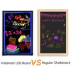 Voilamart LED Message Writing Board, 32" x 24" Flashing Illuminated