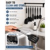 8 Pcs Silicone Spatula Set, Food Grade Kitchen Utensils Solid