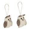 DeKulture Handmade Premium Wool Felt Small Owl Eco Friendly Needle