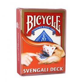 SOLOMAGIA Bicycle Svengali Deck - Red - Card Games - Magic Tricks and Magic