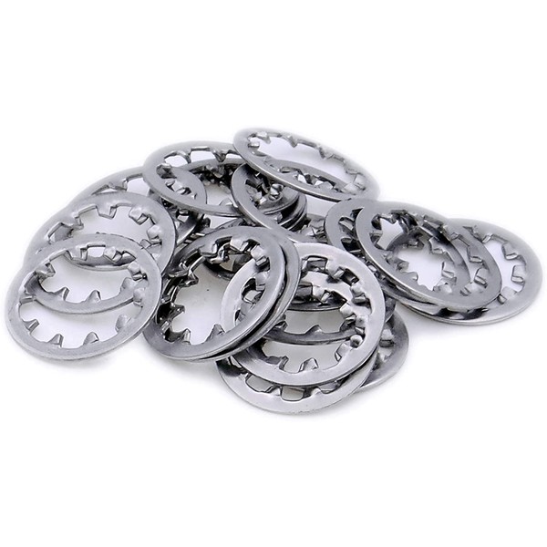 TERF® 30 Pcs Shake Proof Washer M6 Zinc Plated Steel