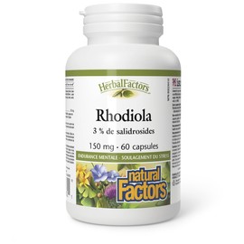 Natural Factors Natural Factors - Rhodiola, Herbal Factors?, 60 Capsules