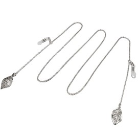 DNLKWGO Eyewear Retainer Chain Sunglasses Chain Neck Cord Decorated With Leaves Eyeglass Chains for Women