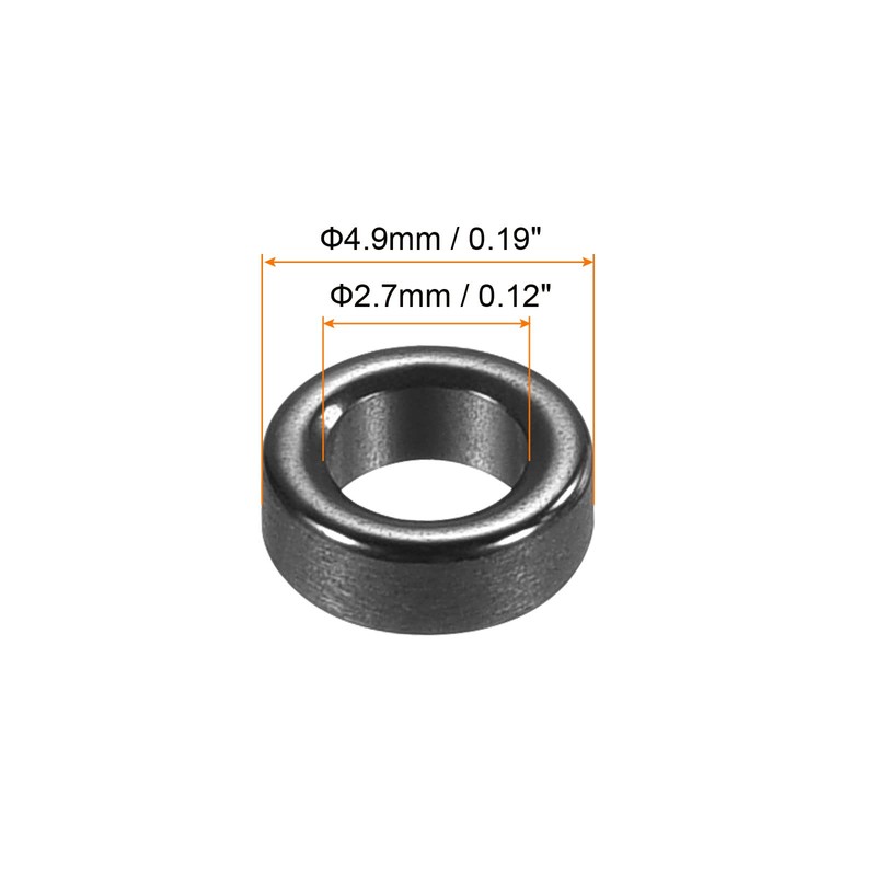 PATIKIL 10pcs 2.7mm Ceramic Guide Rings Fishing Rod Repair Kit
