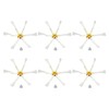 6 Pack 6 Arm Side Brushes Kit for iRobot Roomba