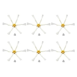 6 Pack 6 Arm Side Brushes Kit for iRobot Roomba 500 & 600 & 700 Series 600 610 620 760 770 780 Vacuum Cleaner Replacement Set
