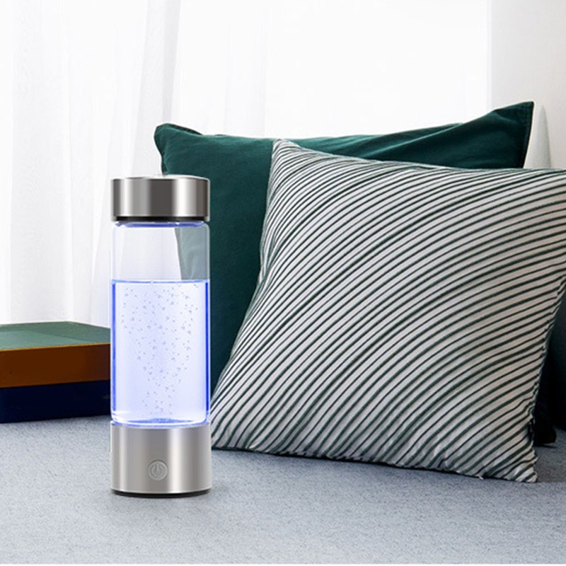 Hydrogen Water Bottle 420ml USB Charging Portable Hydrogen Rich Water