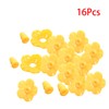 Pocoxll 16 Pcs Yellow Hummingbird Feeder Replacement Parts, Replacement Flowers