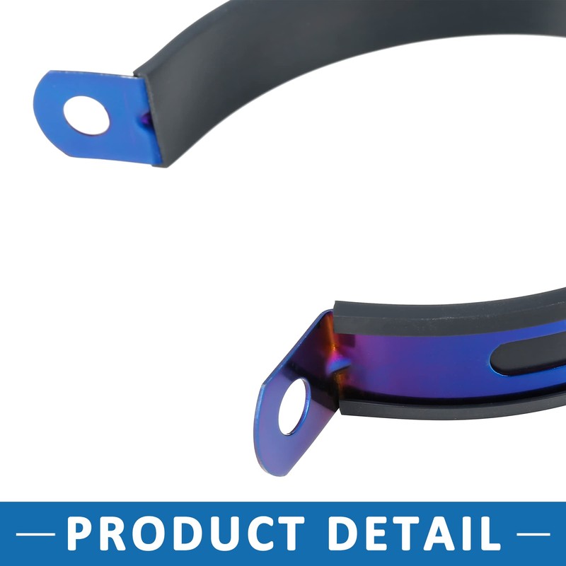 A ABSOPRO Motorcycle Exhaust Down Pipe Clamp 100mm Joint Clamp