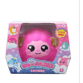 Smoosheez 4.5" Pink Sheep Flossi más Suaves Que una Nube Personajes adorables y elásticos coleccionables para niñas Figura Squeezy de 11 cm.