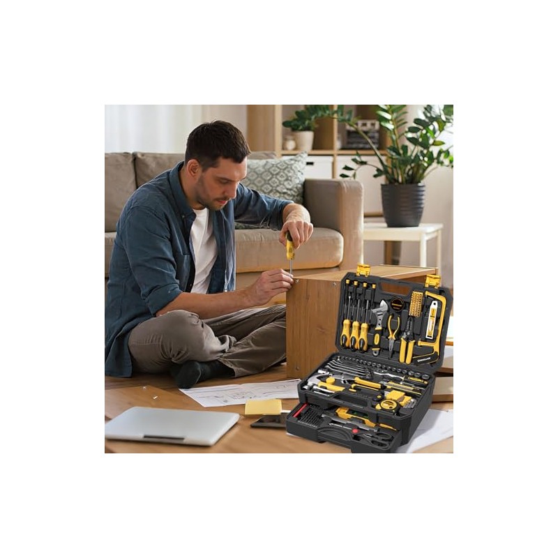 339 Piece Tool Set,Tool Kit for Home and Car,General Household