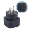 Europe to US/Canada Plug Adapter, EU Schuko Type C/E/F Plug