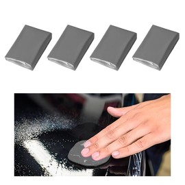 DXNQ 4 PCS Car Clay Bars, Premium Grade No Scratch Magic Clay Bar Cleaners for Car Wash Car Detail Cleaning, Auto Wash Bars with Washing and Adsorption Capacity Fit Car SUV, RV, Truck (Gray)