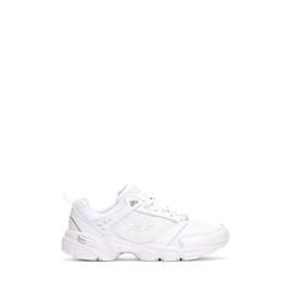 FILA Women's Memory Decimus 8 Training Shoe, White/Silver, 6 US