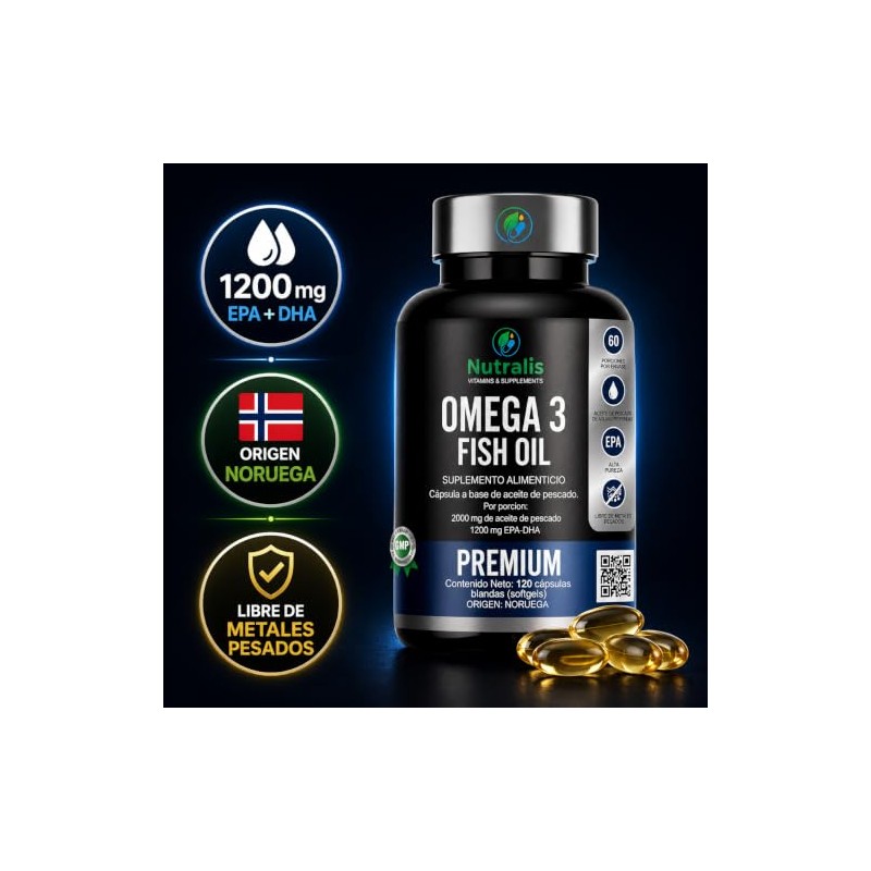 Omega 3 2000 mg | 1200 mg EPA + DHA