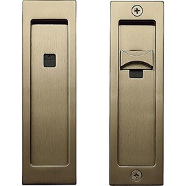 Panasonic Veritis MJE2PC12FK Interior Door Lever Handle C1 Type Partition Lock, Brass Color (Plated)