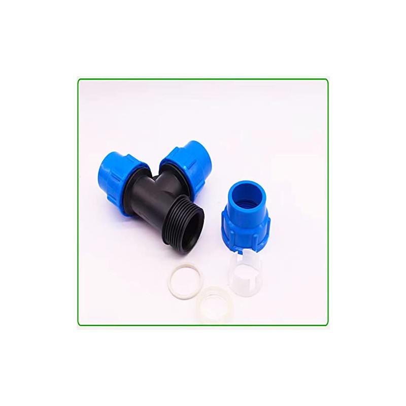 SZXMDKH 20mm Diameter T-Shaped Female MDPE PP tee Water Adaptor,