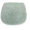 Velvet Toilet Lid Cover 50 x 45 cm