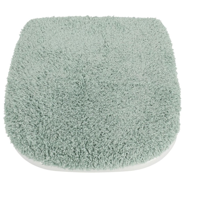 Velvet Toilet Lid Cover 50 x 45 cm