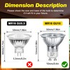 GU10 Halogen Bulb, 120V 50W Halogen Light Bulbs for Candle