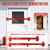 Door Security Bar - 32"-42" Adjustable, 2500 lbs, Keyed Lock