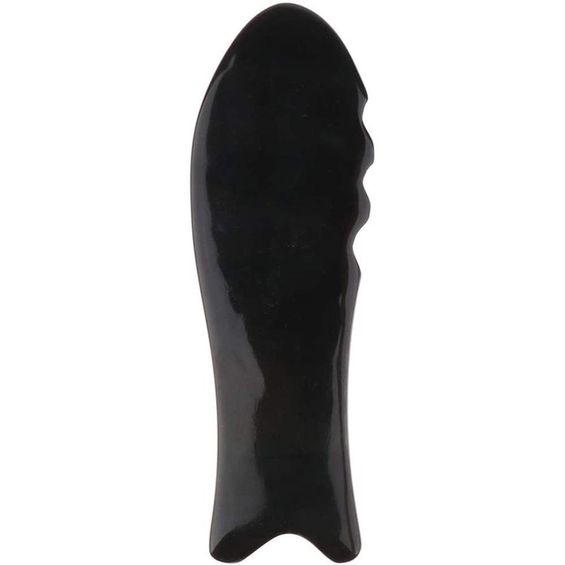 POFET 2 Pieces Manual Fish Shaped Gua Sha Board Full