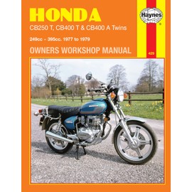 Honda CB250T, CB400T & CB400A Twins: 249cc 395cc 1977 to 1979 (Haynes owners workshop manuals for motorcycles)