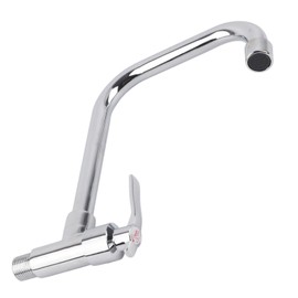 Household G1/2in Kitchen Water Faucet Single Cold Wall Mounted Faucet (Without Hose)