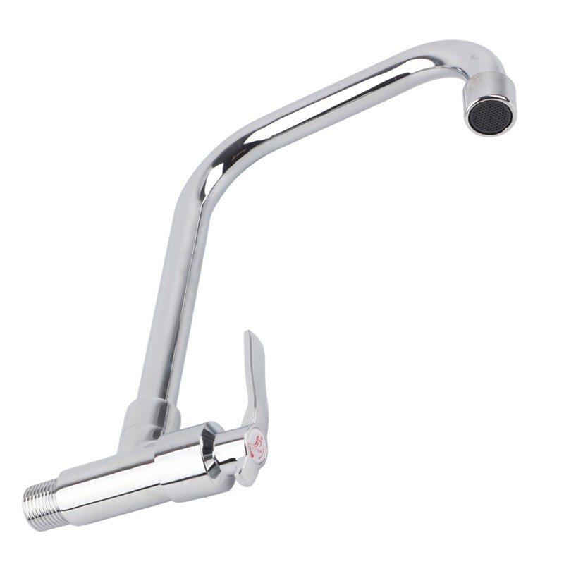 Household G1/2in Kitchen Water Faucet Single Cold Wall Mounted Faucet