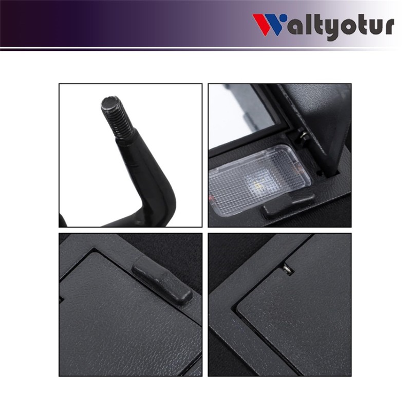 waltyotur Sunvisor Pair New Replacement for Corvette C4 1984-1996 Replacement