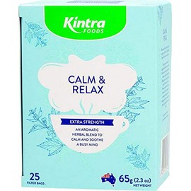 Kintra Foods Extra Strengh Calm & Relax 25 Teabags, 65 g