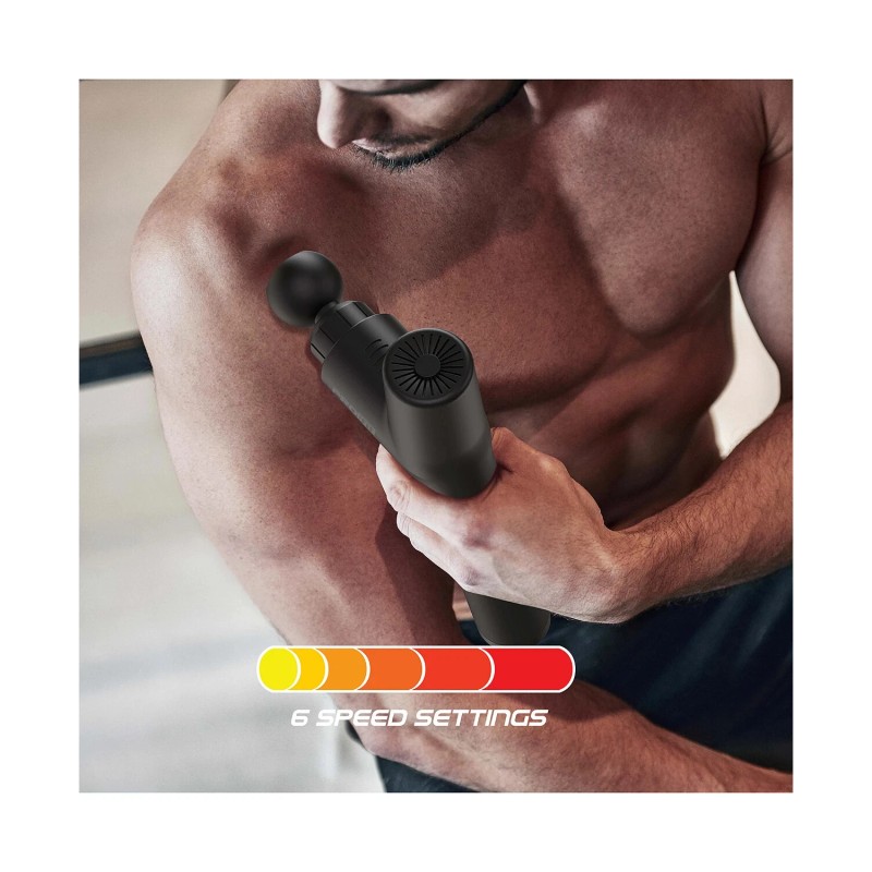 Tzumi Brand New Pro Fit Percussion Muscle Massager Gun with