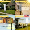 Double Side Solar Address Sign,Solar House Number for Yard with