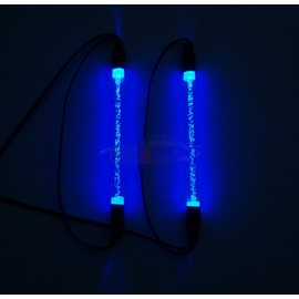 MOHERO 1/10 RC Car Chassis Body LED Light Strip Tube for RC Drifting Car Truck Tank (Blue)