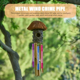 Yardwe 50pcs Wind Chime Tubes Parts Metal Wind Chime DIY Wind Chimes Making Kits Wind Chime Crafts Making Supplies for Arts and Crafts Garden Patio Home Decoration