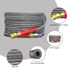 Heliwoo 25FT 4200PSI Pressure Washer Hose 1/4" Flexible Wire Power
