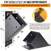 Wocepu 4pack 4x4 (Actual 3.5''x3.5'') Degree Angle Support Brackets, For