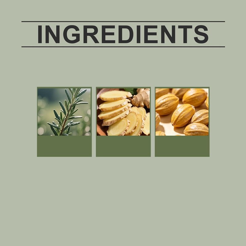 Rosemary Hair Thicker Serum Roll On, Serums Nutritivos para el
