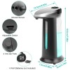 16.9OZ Anti-Slip Sensor Automatic Desktop Dispenser 2 Drop Volume Adjustable