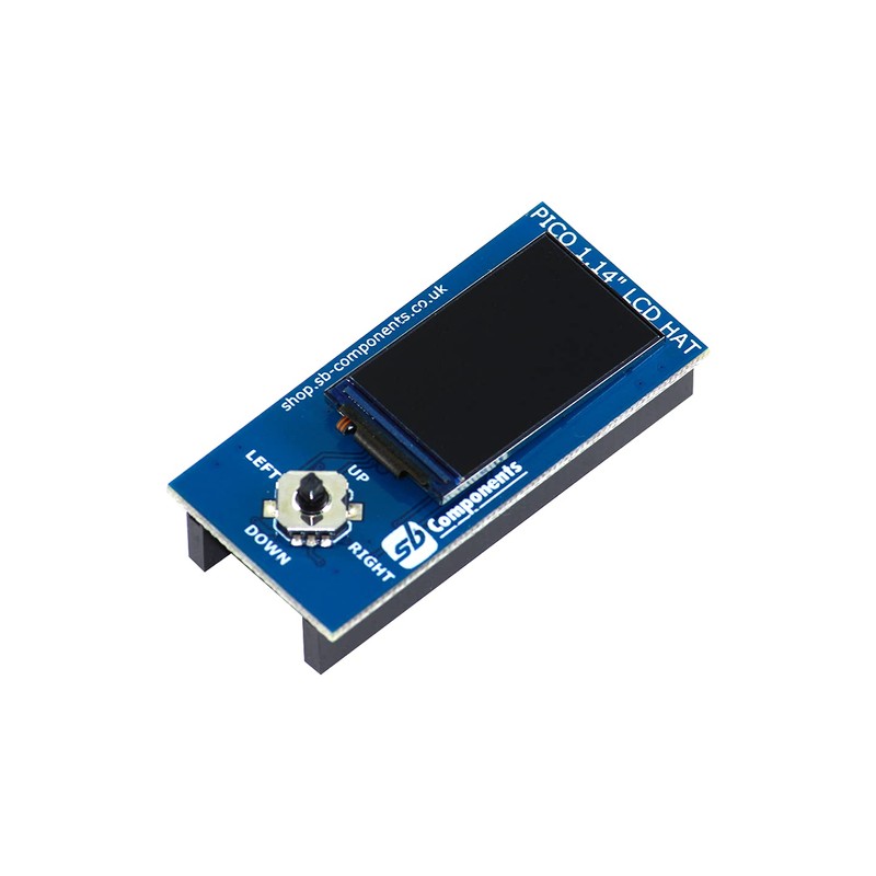 sb components Pico 1.14inch LCD HAT 1.14” Display Board Module
