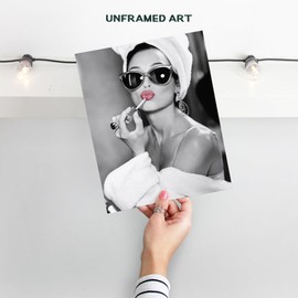 Glam Bathroom Decor for Women 11x14 - Glam Wall Art - Teen Girl Room Decor - Bathroom Wall Art - Girl Room Decor - Bathroom Art - Powder room Decor - Cute Bathroom Decor - Wall Decor for Teen Girls