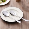 6-Piece Stainless Steel Serving Spoons Set - 3 Large Serving