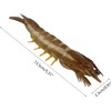 Tustao Red Fake Shrimp Model Artificial Shrimps Figures Realistic Seafoods