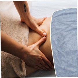 BIUDECO Fiber Hair Wraps Spa Towels Kit Absorbent Chest Towel Pillow Head Wrap for Women Fast Drying Multi-Purpose Salon Supplies Blue