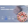 NOMEDOGYIM Donuts Wall Clock Single Pink Ones Battery Powered Wall